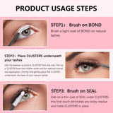 PURELEOR DIY Eyelash Extension Bond and Seal