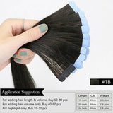 Flower Tape In Hair Human Hair Extensions Interface Double Sided Adhesive Glue 40pcs 100g