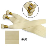 Weft Solid Color Straight 100g Bundles For Woman Sew In Ribbon Straight Hair Machine Made Virgin Hair Extensions