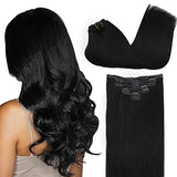 14inch-24inch 7pcs 120g Clip in Hair Extensions  Handmade Real Human Hair Extensions