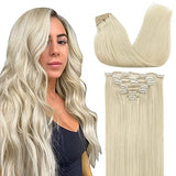 14inch-24inch 7pcs 120g Clip in Hair Extensions  Handmade Real Human Hair Extensions