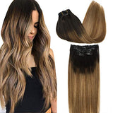 14inch-24inch 7pcs 120g Clip in Hair Extensions  Handmade Real Human Hair Extensions