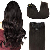 14inch-24inch 7pcs 120g Clip in Hair Extensions  Handmade Real Human Hair Extensions