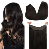 Pureleor Wire Hair Extensions 12 Inch-20 inch 70g  Wire Layered Straight Hair Extensions