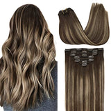 14inch-24inch 7pcs 120g Clip in Hair Extensions  Handmade Real Human Hair Extensions