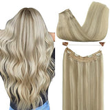 Pureleor Wire Hair Extensions 12 Inch-20 inch 70g  Wire Layered Straight Hair Extensions