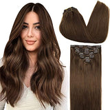 14inch-24inch 7pcs 120g Clip in Hair Extensions  Handmade Real Human Hair Extensions