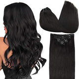 14inch-24inch 7pcs 120g Clip in Hair Extensions  Handmade Real Human Hair Extensions