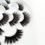 5D Mink False Eyelashes Dramatic Faux Lashes for Women Makeup