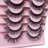 10 Pairs Russian Lashes Natural Short DH05