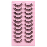 10 Pairs Russian Lashes Natural Short DH05