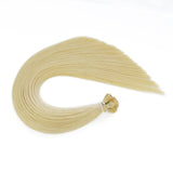 #22  flat-Tip Human Hair Extensions Straight Capsules Natural Pre Bonded Hair 1g/Strand