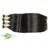 #NC Nano Tip Hair Extensions Real Virgin Human Hair Keratin Extensions #1 100 strands