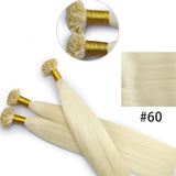 #60  Pro U Tip Keratin Pre bonded Hair Extensions  russian u tip hair extensions 1g/s 14 - 34 inch