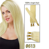 #613I Tip Hair Extensions 100g Virgin Pre Bonded Extensions 100% Human Hair 14-34